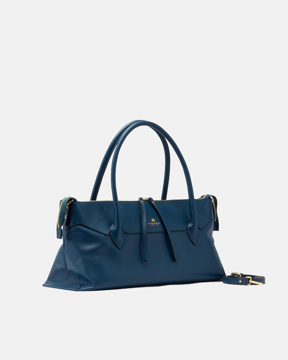 SHOPPING BAG Teal  - Shopping - Women's Bags - Bags - Cuoieria Fiorentina