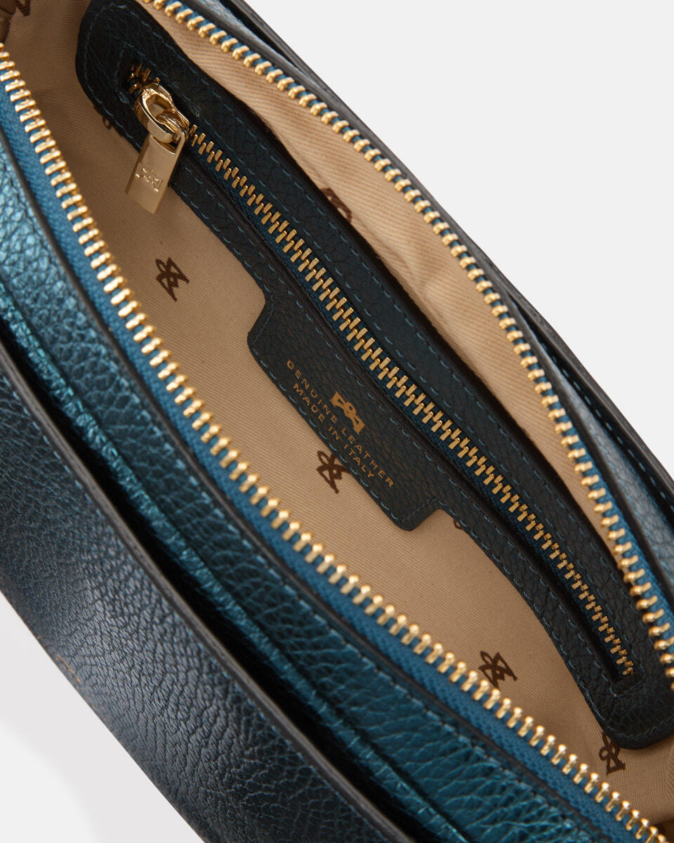 CAMERA BAG Teal  - Mini Bags - Women's Bags - Bags - Cuoieria Fiorentina