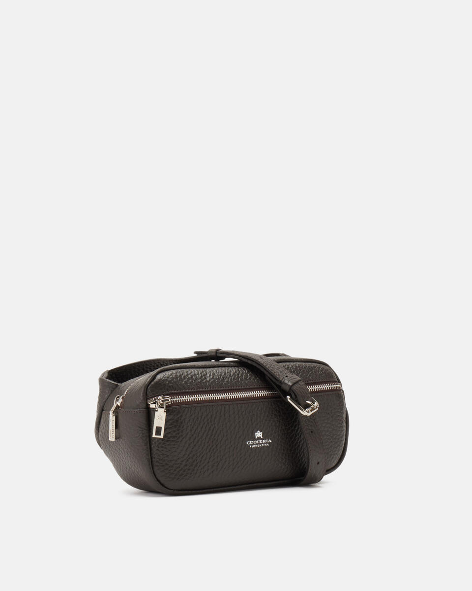 BELT BAG Dark brown  - Belt Bags - Men's Bags - Bags - Cuoieria Fiorentina