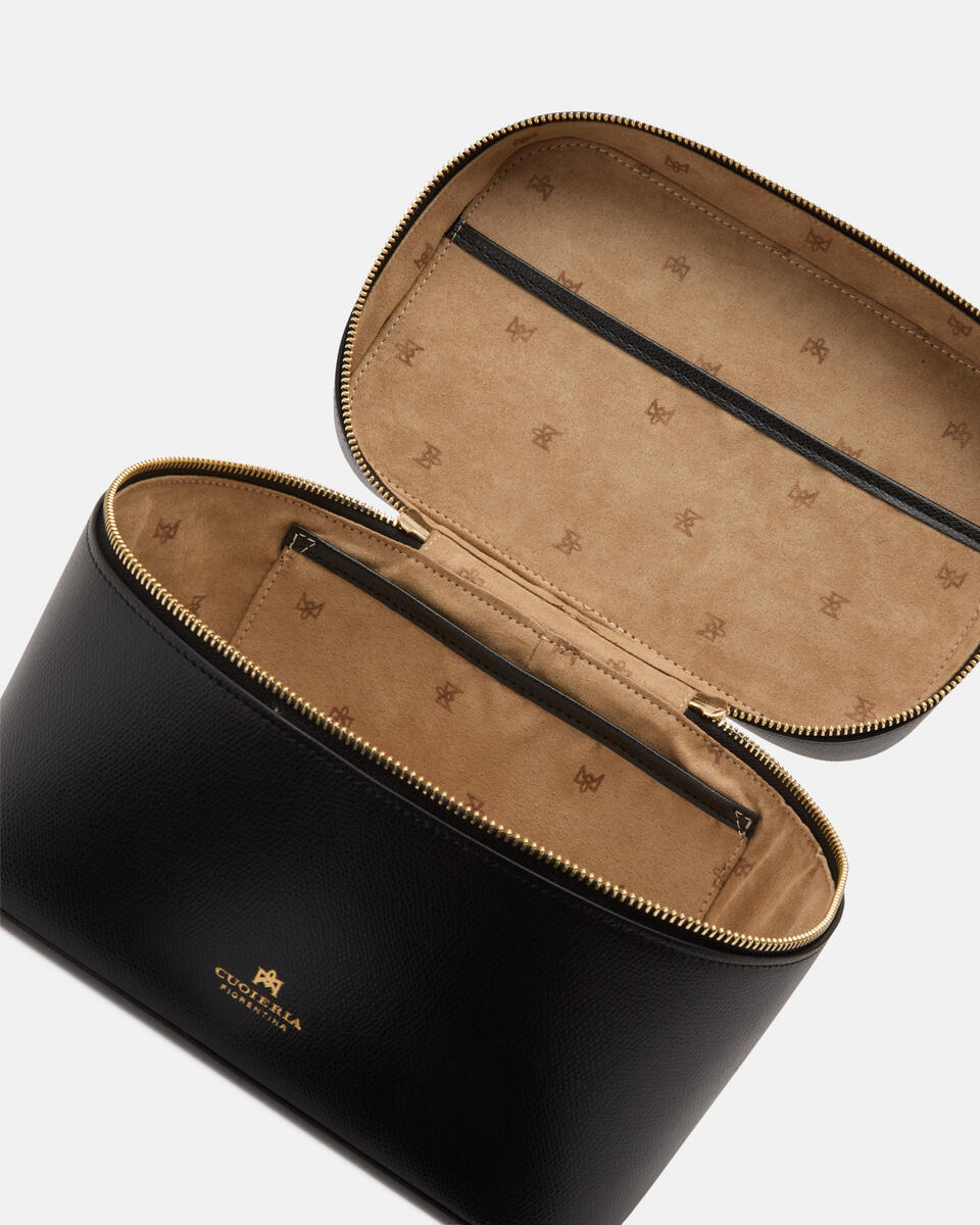 BEAUTY CASE Black  - Travel Accessories - Travel Bags - Cuoieria Fiorentina