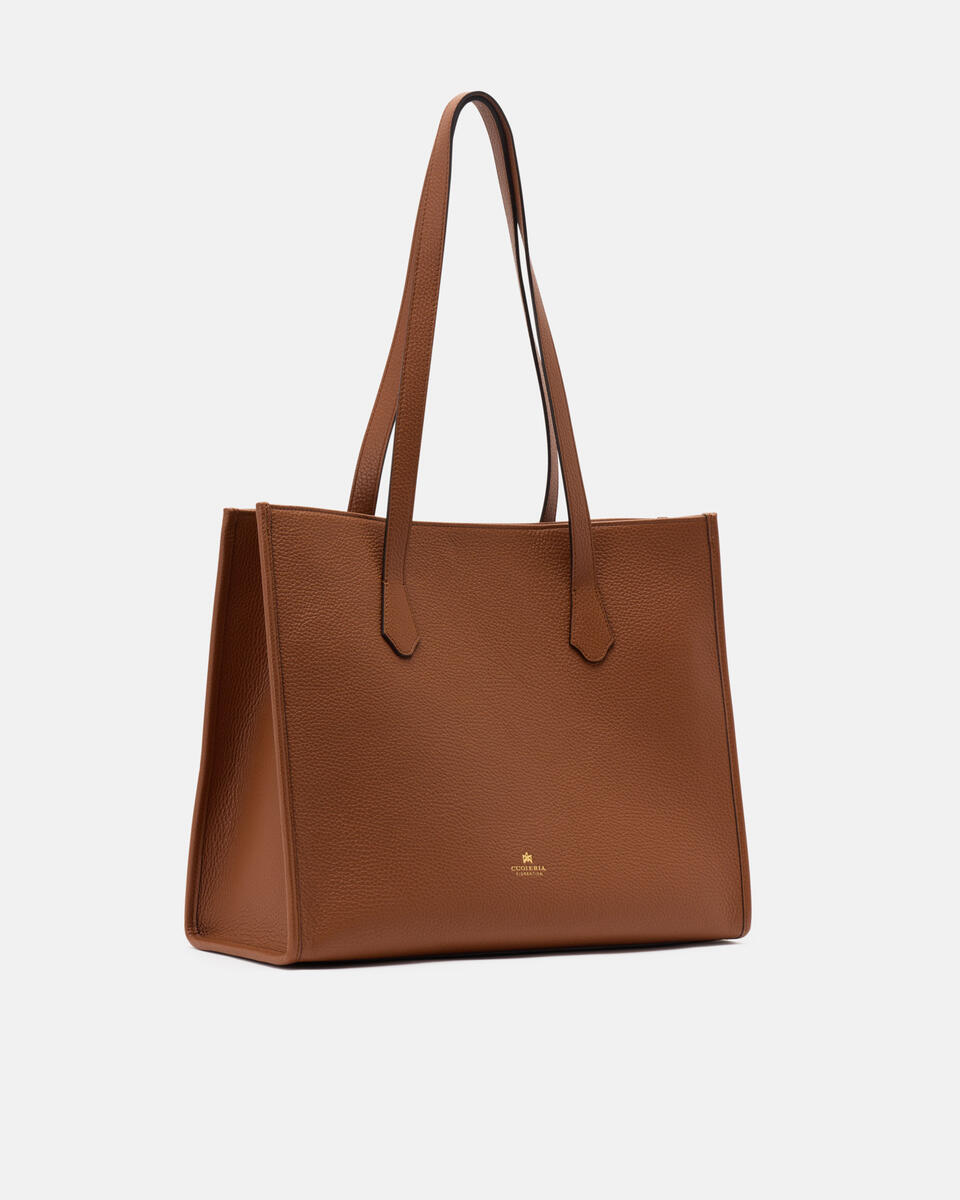 SHOPPING BAG Caramel  - Shopping - Women's Bags - Bags - Cuoieria Fiorentina