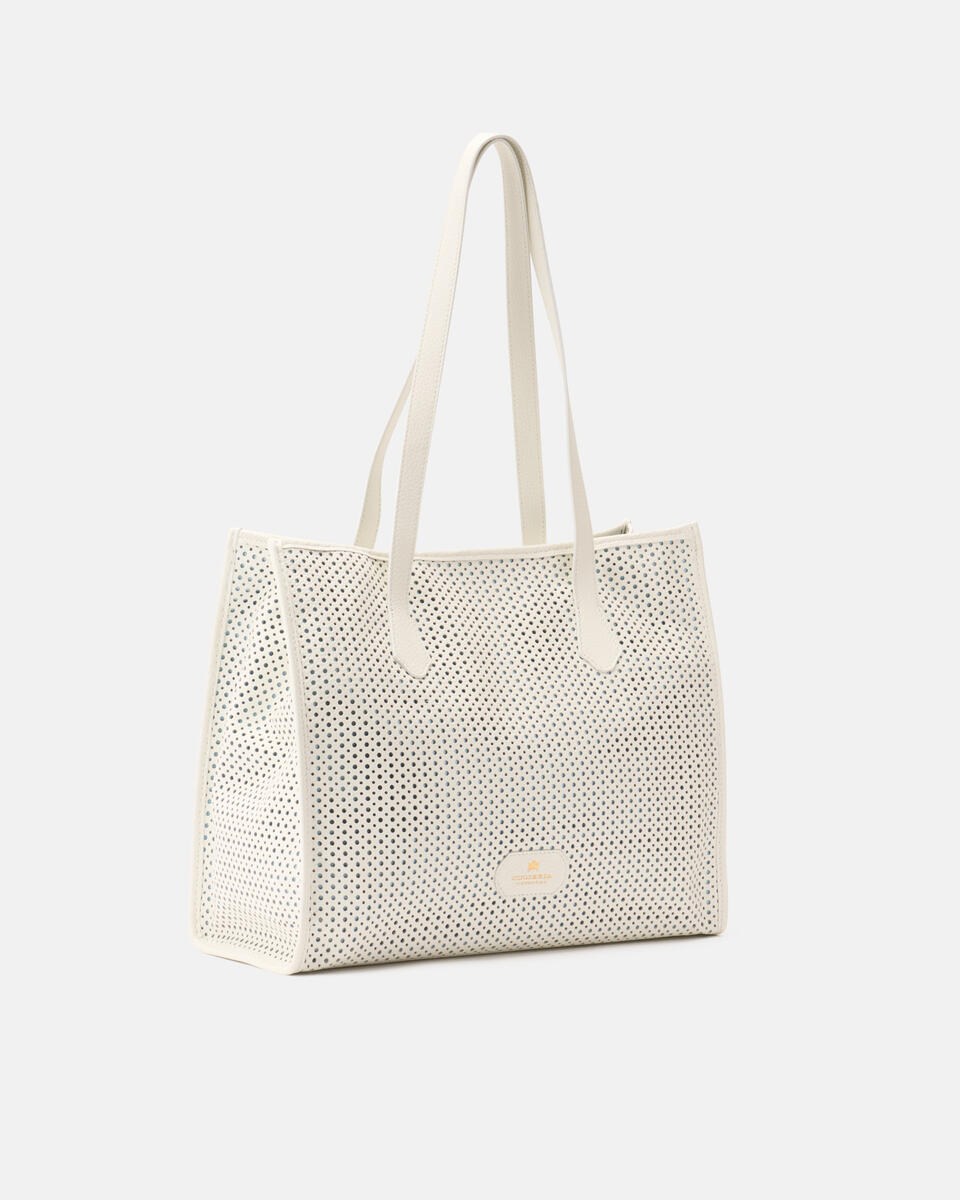 SHOPPING BAG White  - Shopping - Women's Bags - Bags - Cuoieria Fiorentina