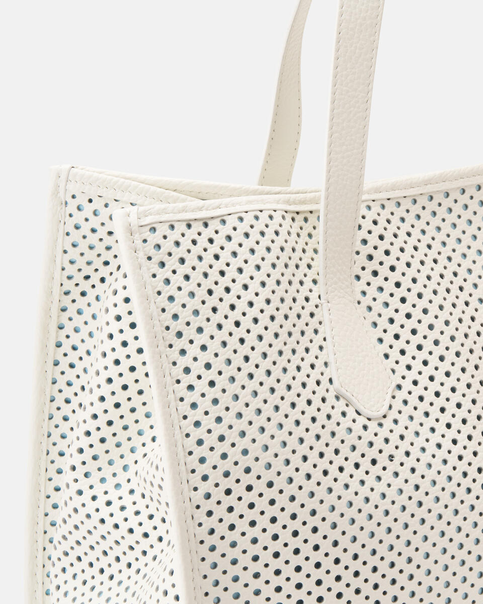 SHOPPING BAG White  - Shopping - Women's Bags - Bags - Cuoieria Fiorentina