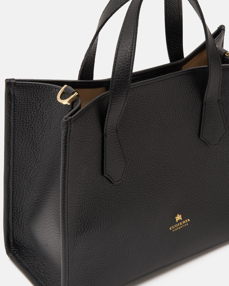 TOTE BAG Black  - Tote Bag - Women's Bags - Bags - Cuoieria Fiorentina