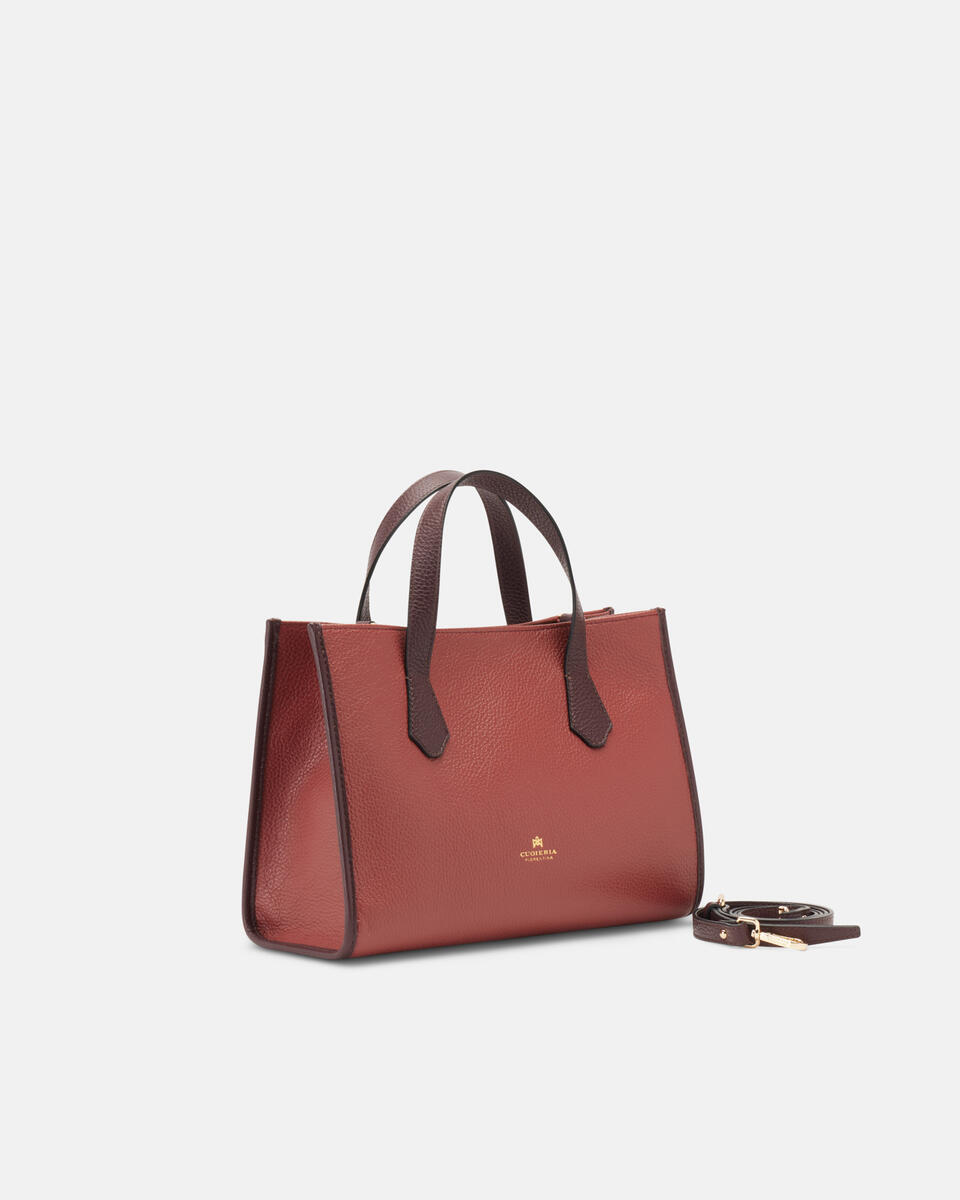 TOTE BAG Rosewoodred wine  - Tote Bag - Women's Bags - Bags - Cuoieria Fiorentina