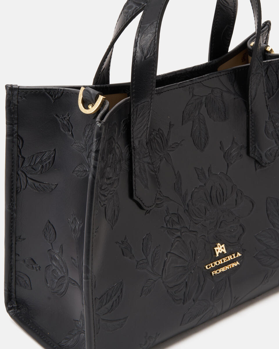 TOTE BAG Black  - Tote Bag - Women's Bags - Bags - Cuoieria Fiorentina