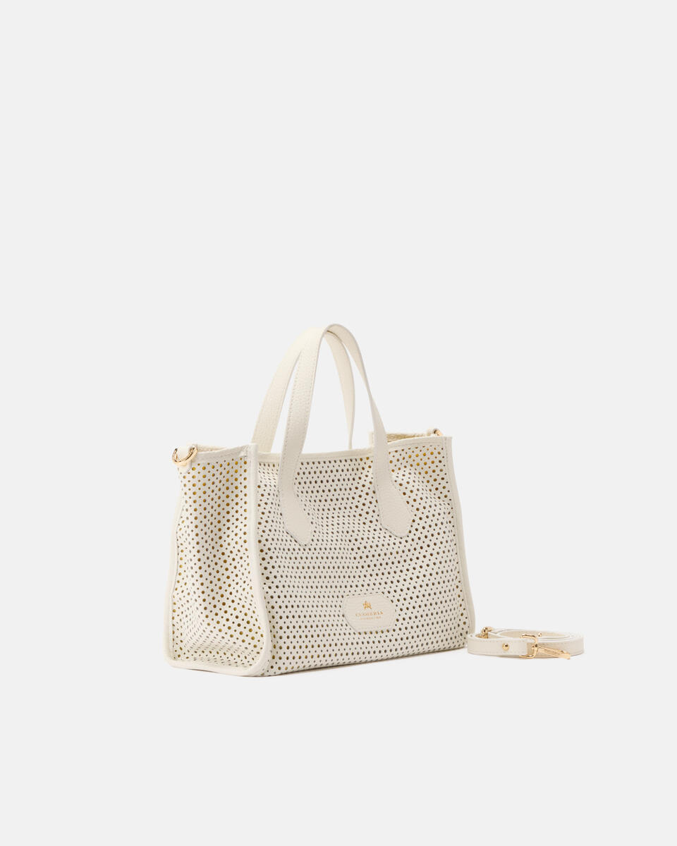 TOTE BAG White  - Tote Bag - Women's Bags - Bags - Cuoieria Fiorentina