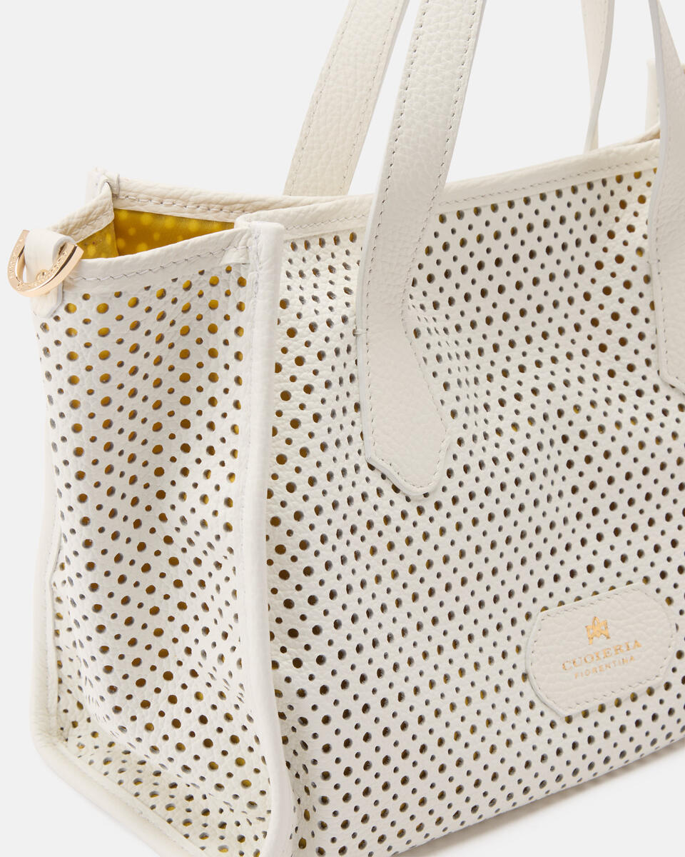 TOTE BAG White  - Tote Bag - Women's Bags - Bags - Cuoieria Fiorentina