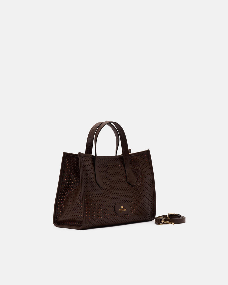 TOTE BAG Chocolate  - Tote Bag - Women's Bags - Bags - Cuoieria Fiorentina