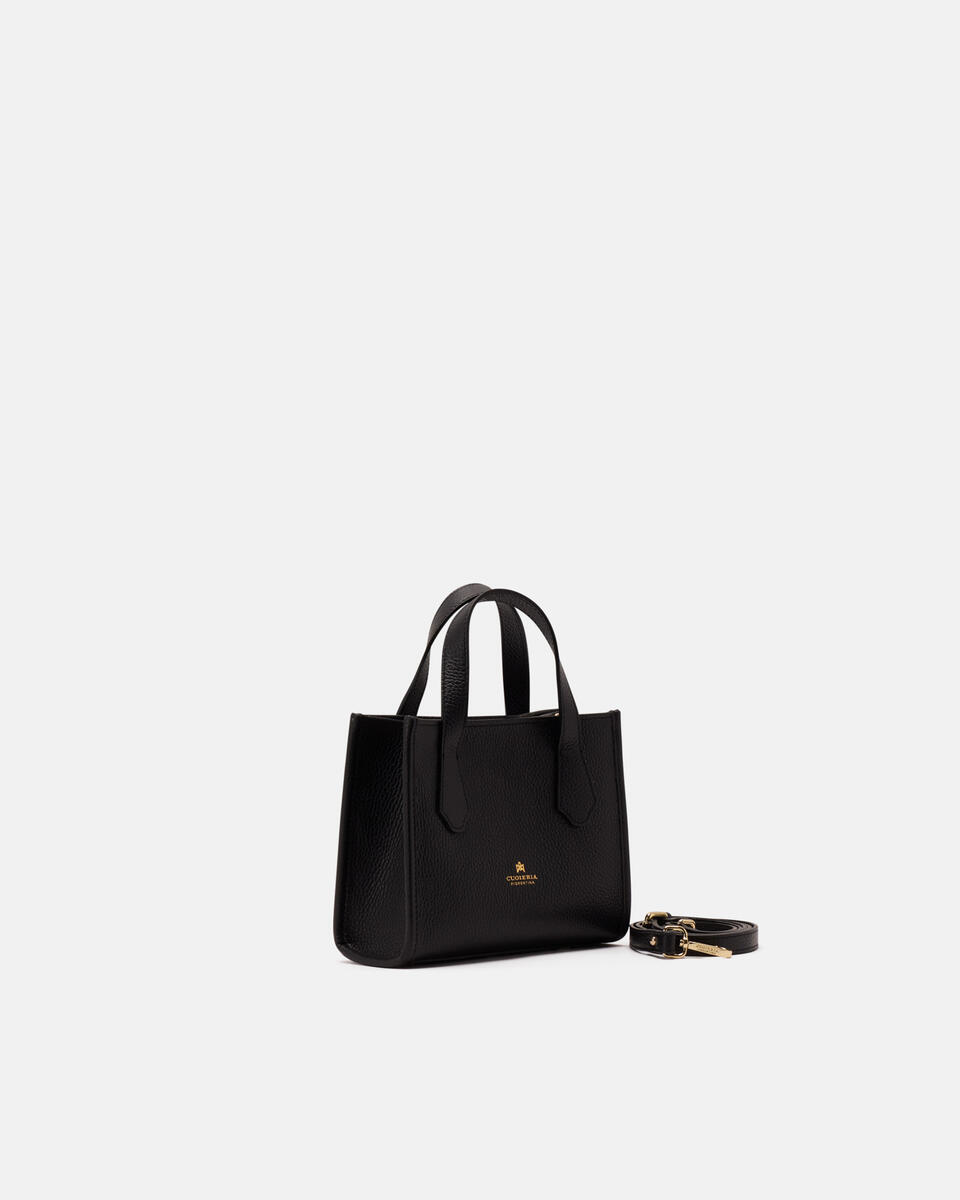 MINI TOTE BAG Black  - Tote Bag - Women's Bags - Bags - Cuoieria Fiorentina