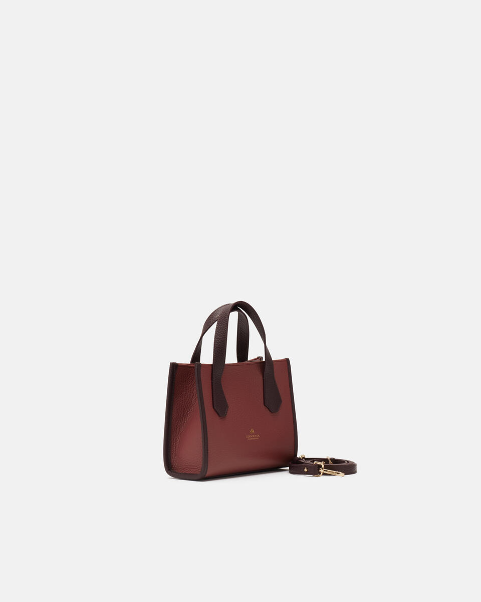 Dora small tote dollaro Rosewoodred wine  - Tote Bag - Borse Donna - Borse - Cuoieria Fiorentina