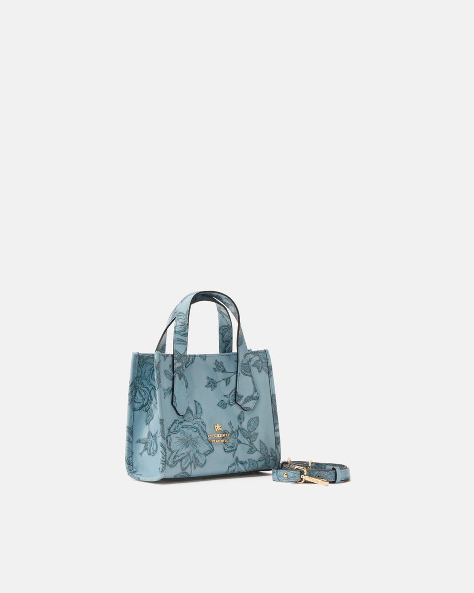 Dora small tote Celeste  - Tote Bag - Borse Donna - Borse - Cuoieria Fiorentina