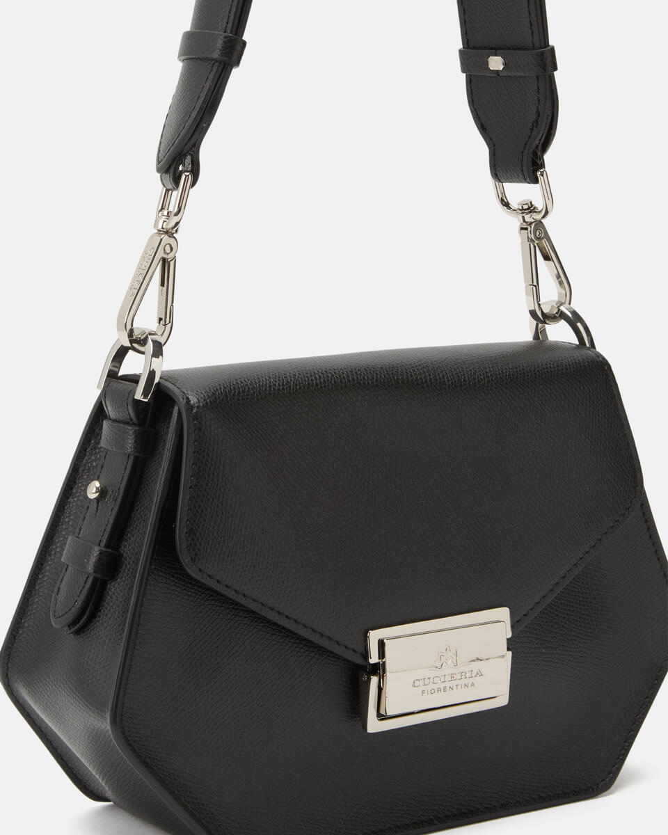 crossbody Black  - Crossbody Bags - Women's Bags - Bags - Cuoieria Fiorentina