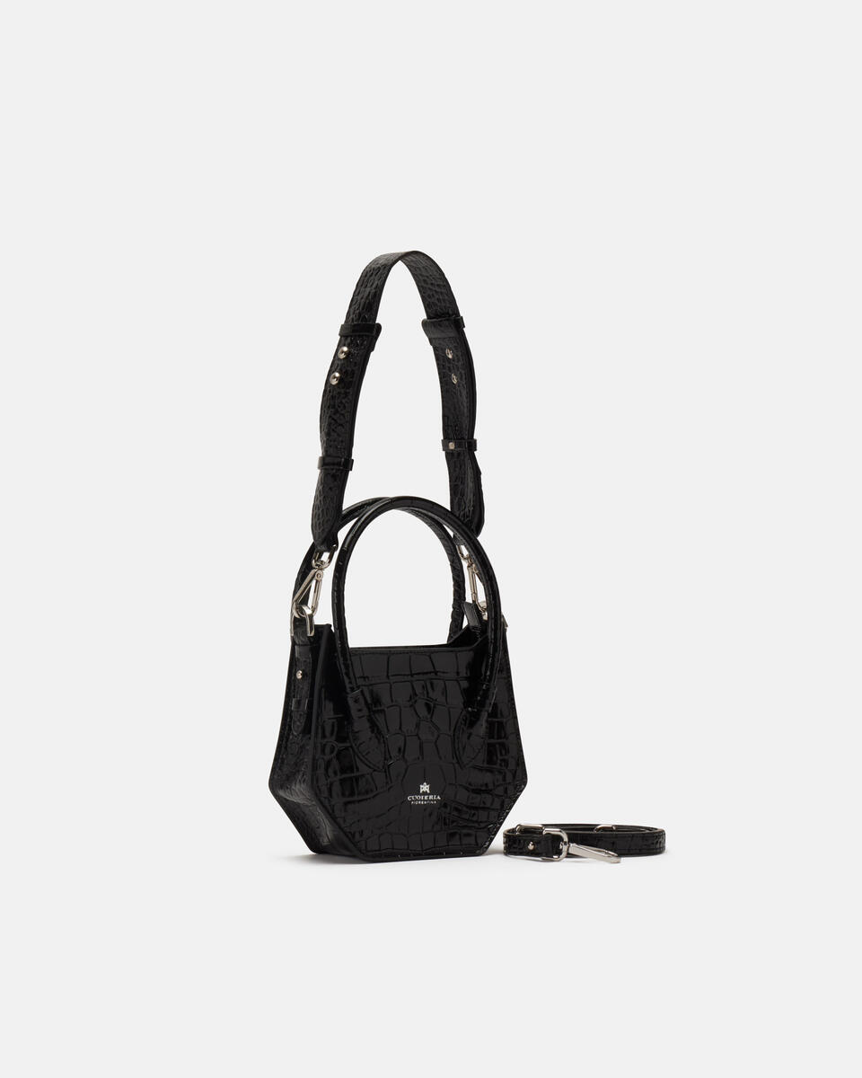 MINI TOTE BAG Black  - Tote Bag - Women's Bags - Bags - Cuoieria Fiorentina