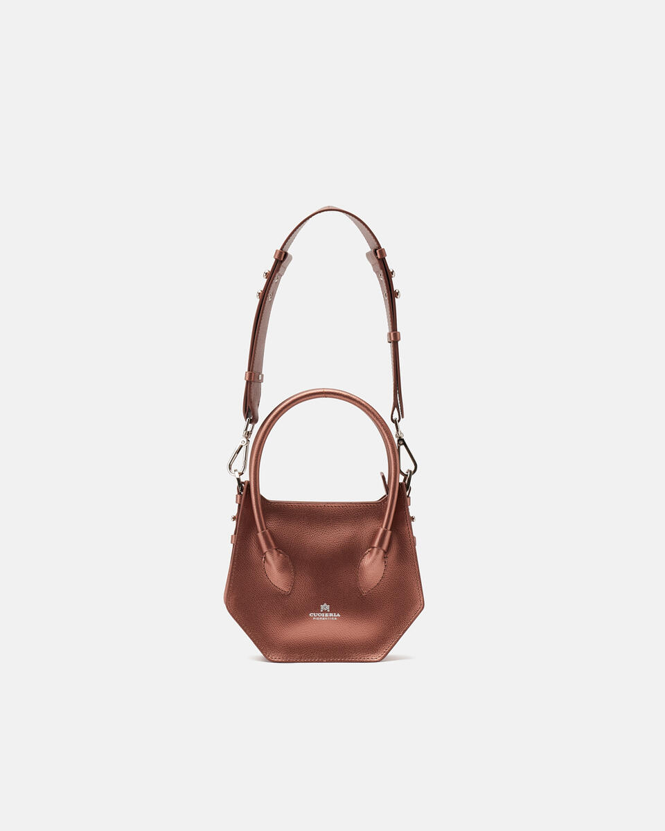 Penta mini tote Rose gold  - Tote Bag - Borse Donna - Borse - Cuoieria Fiorentina