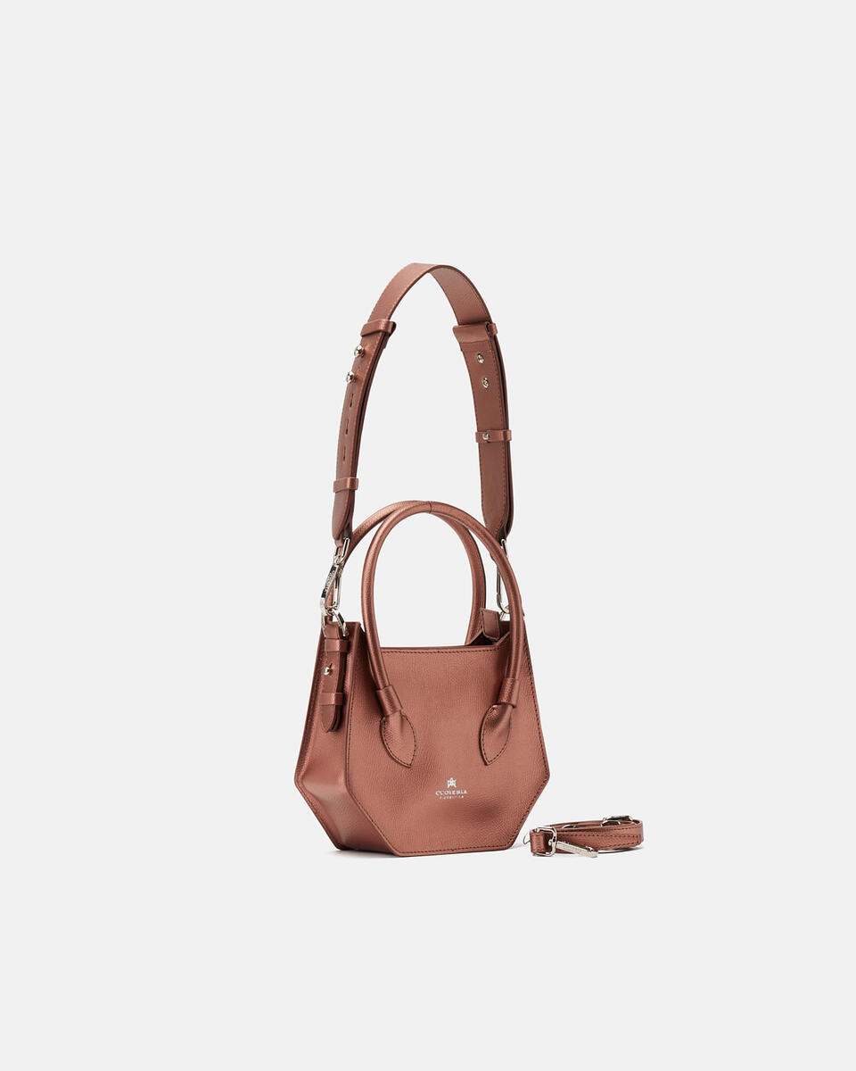 MINI TOTE BAG Rose gold  - Tote Bag - Women's Bags - Bags - Cuoieria Fiorentina