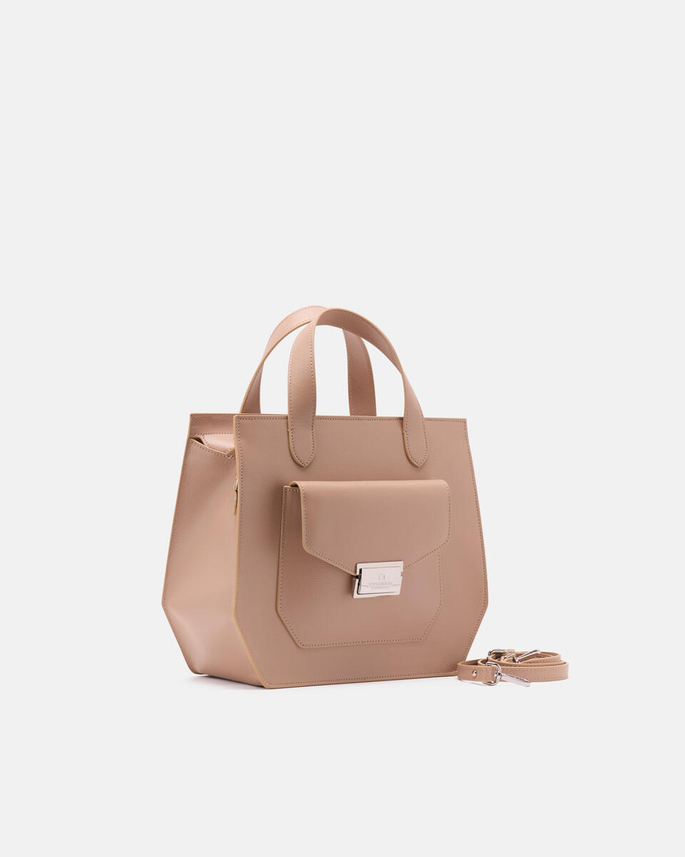 Penta tote Nude  - Tote Bag - Borse Donna - Borse - Cuoieria Fiorentina