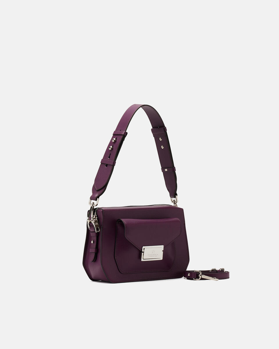 CAMERA BAG Grape  - Crossbody Bags - Women's Bags - Bags - Cuoieria Fiorentina