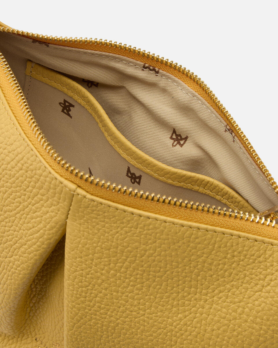 POUCH Yellow  - Clutch Bags - Women's Bags - Bags - Cuoieria Fiorentina