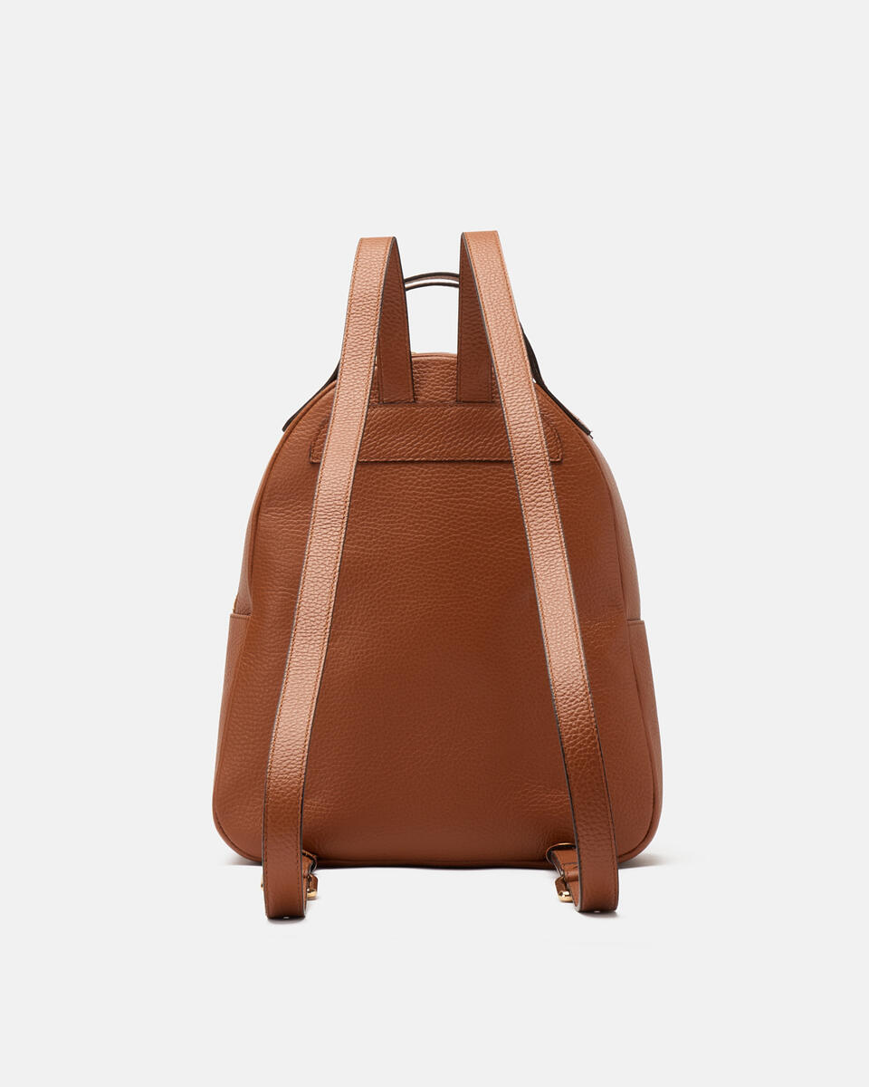 Iris Pocket Backpack Caramel  - Zaini - Borse Donna - Borse - Cuoieria Fiorentina