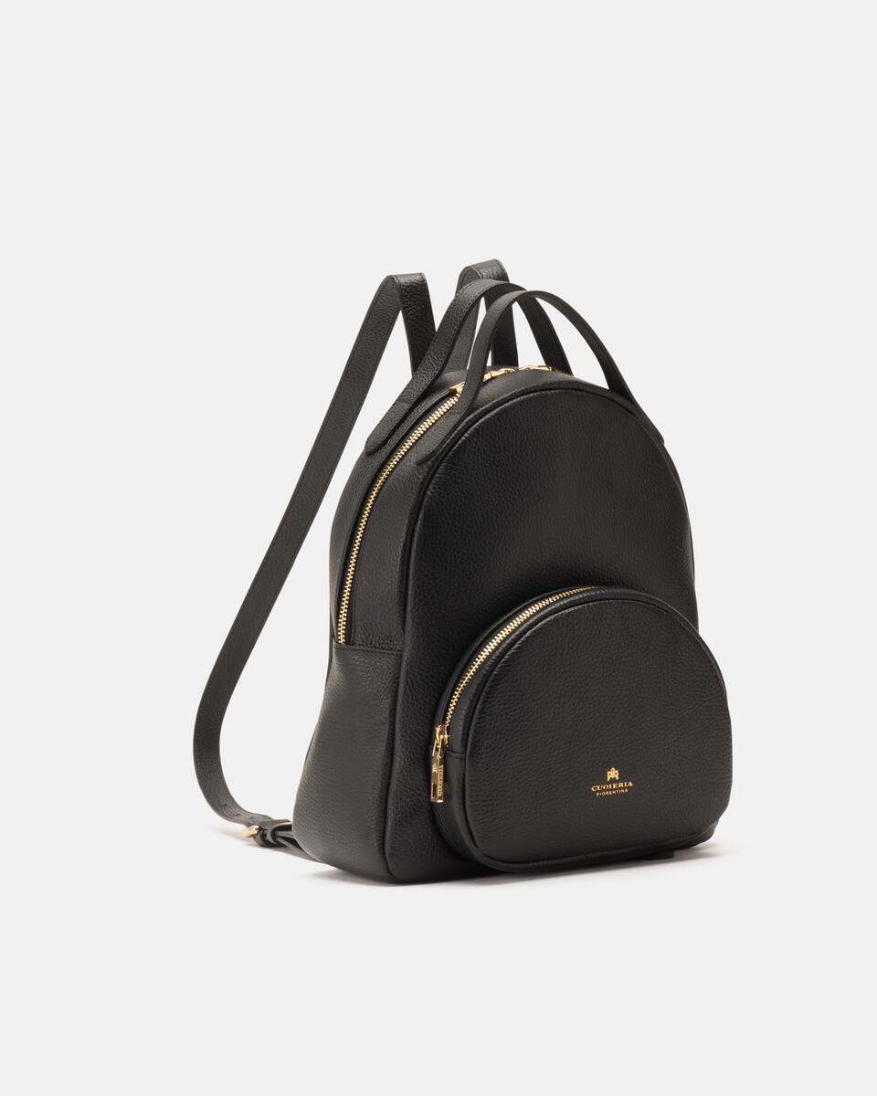 Iris Pocket Backpack Nero  - Zaini - Borse Donna - Borse - Cuoieria Fiorentina