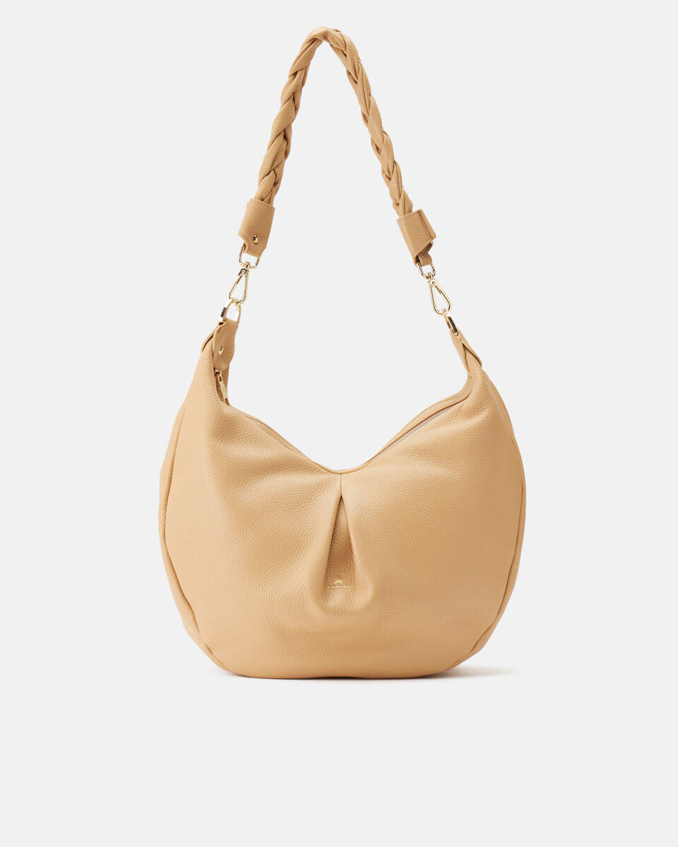 Emma Large hobo Champagne  - Borse A Spalla - Borse Donna - Borse - Cuoieria Fiorentina