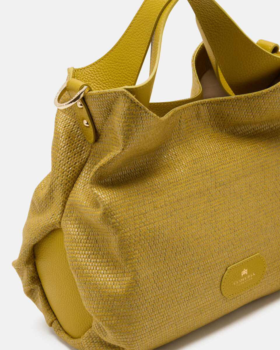 TOTE BAG Acid green  - Tote Bag - Women's Bags - Bags - Cuoieria Fiorentina