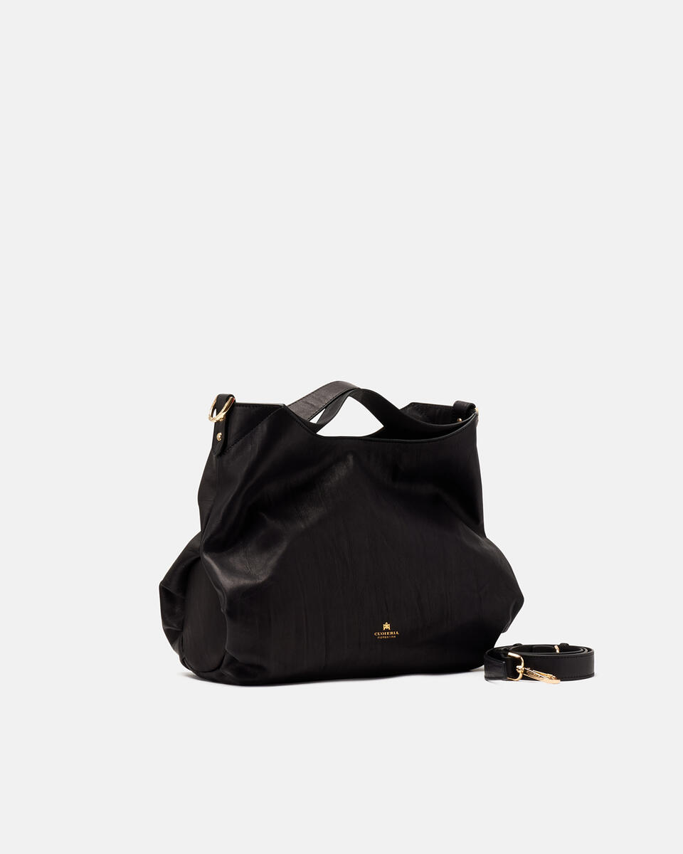 Gaia tote caramba Nero  - Tote Bag - Borse Donna - Borse - Cuoieria Fiorentina