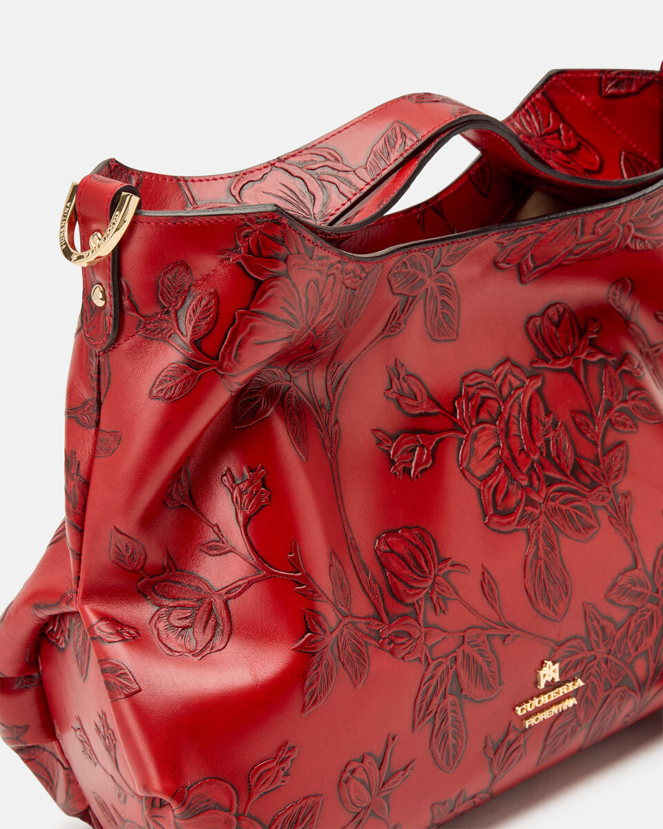 tote bag Red  - Tote Bag - Women's Bags - Bags - Cuoieria Fiorentina