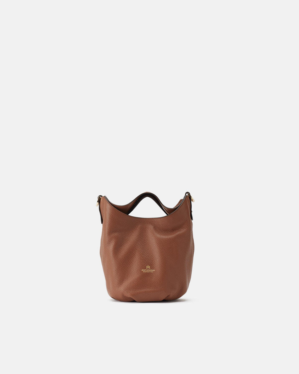 Gaia small bucket Caramel  - Secchiello - Borse Donna - Borse - Cuoieria Fiorentina