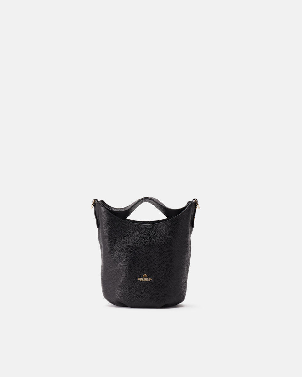 SMALL BUCKET Black  - Bucket Bags - Women's Bags - Bags - Cuoieria Fiorentina