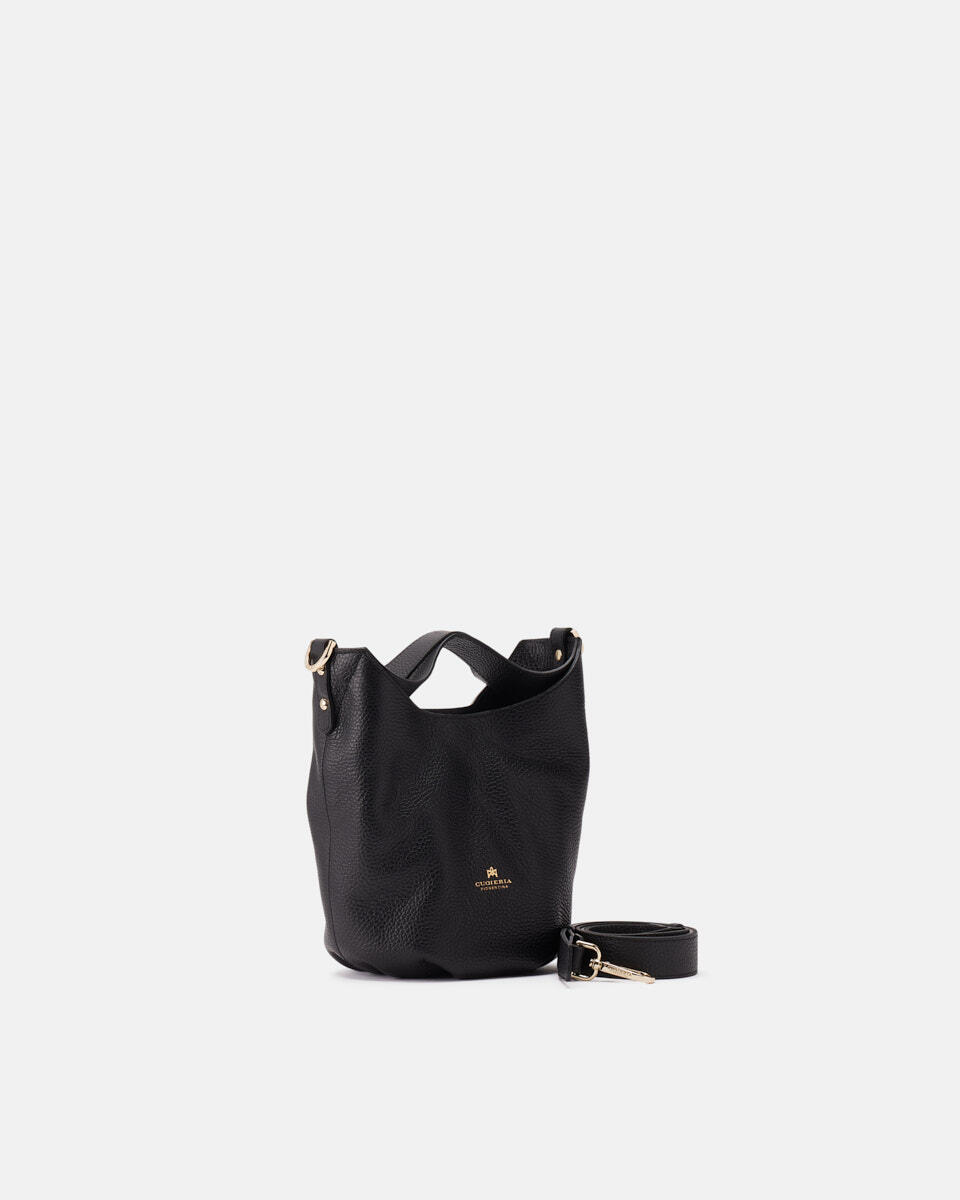 SMALL BUCKET Black  - Bucket Bags - Women's Bags - Bags - Cuoieria Fiorentina