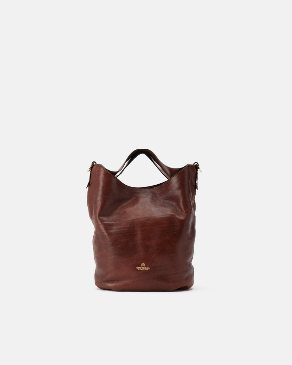 BUCKET Brown  - Bucket Bags - Women's Bags - Bags - Cuoieria Fiorentina