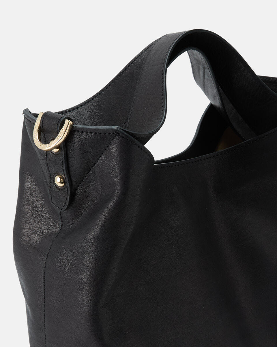 BUCKET Black  - Bucket Bags - Women's Bags - Bags - Cuoieria Fiorentina