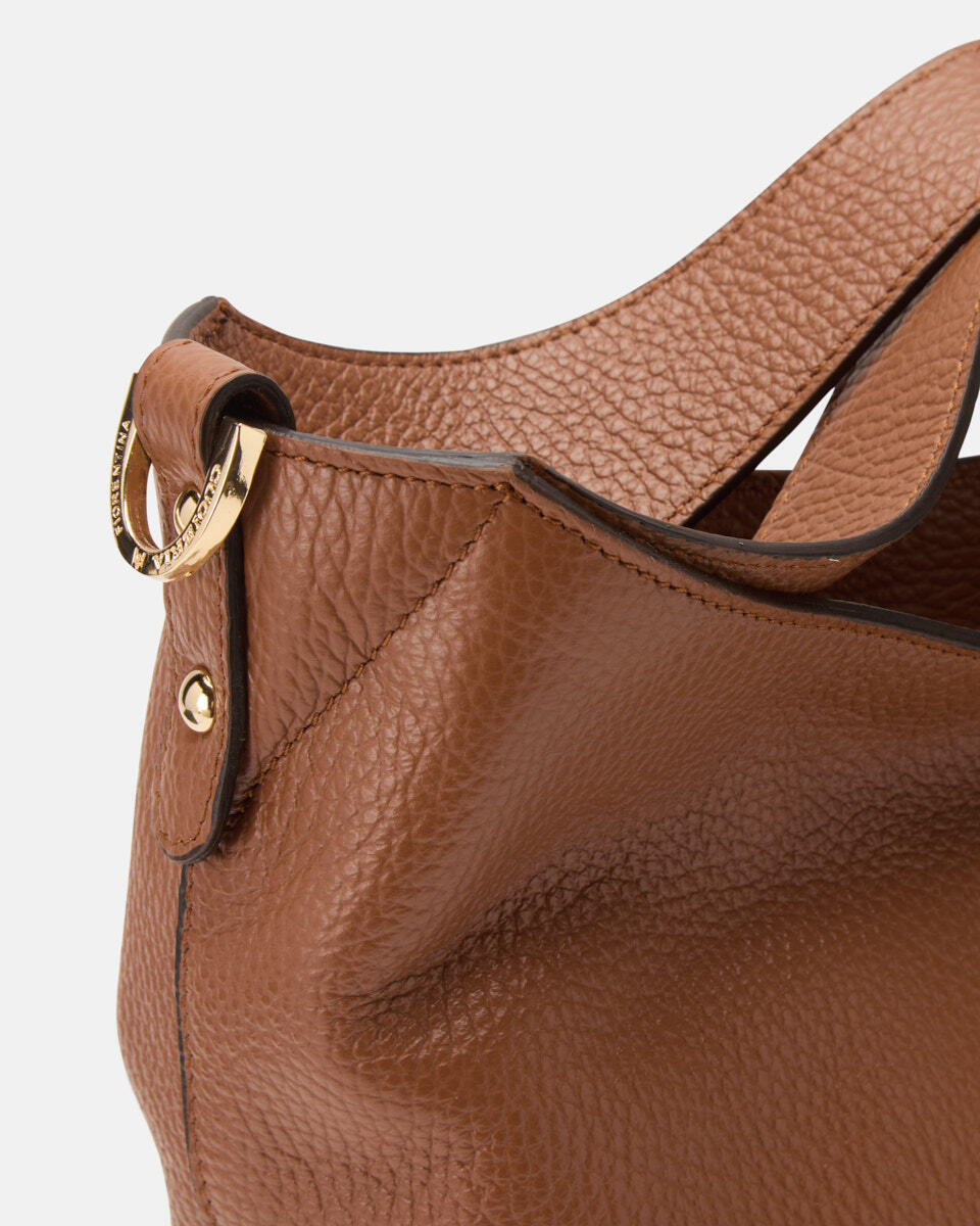 BUCKET Caramel  - Bucket Bags - Women's Bags - Bags - Cuoieria Fiorentina