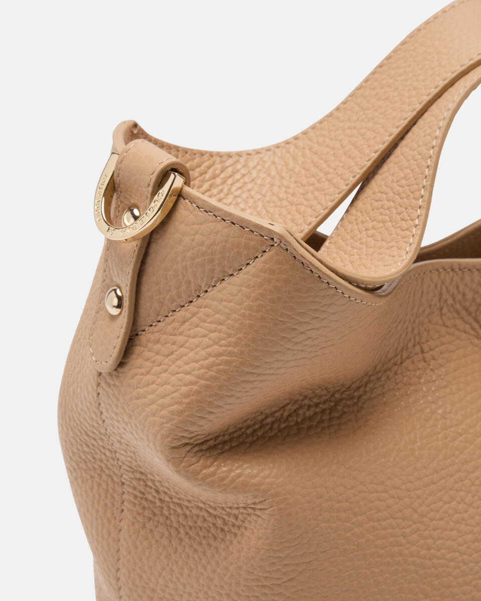 BUCKET Nude  - Bucket Bags - Women's Bags - Bags - Cuoieria Fiorentina