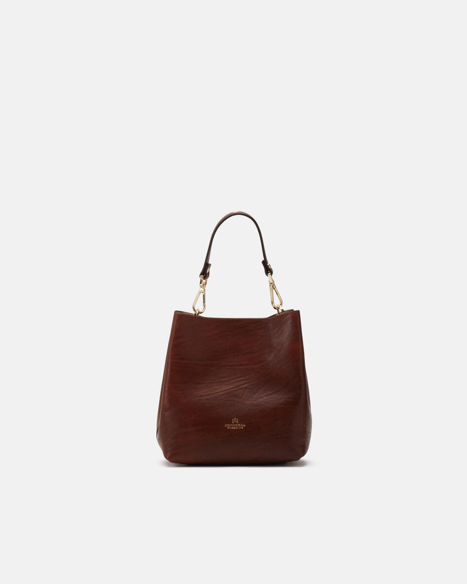 small bucket bag Brown  - Bucket Bags - Women's Bags - Bags - Cuoieria Fiorentina