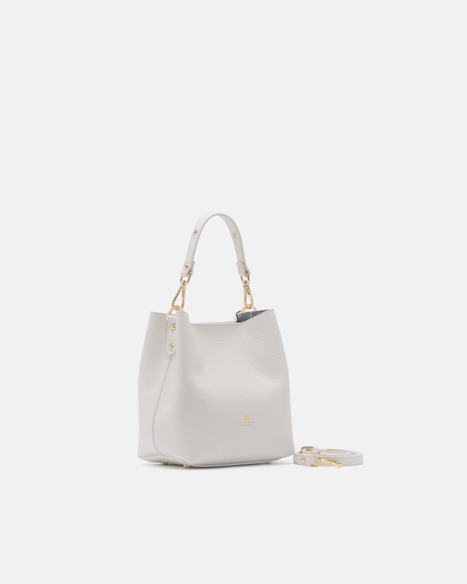 small bucket bag White  - Bucket Bags - Women's Bags - Bags - Cuoieria Fiorentina