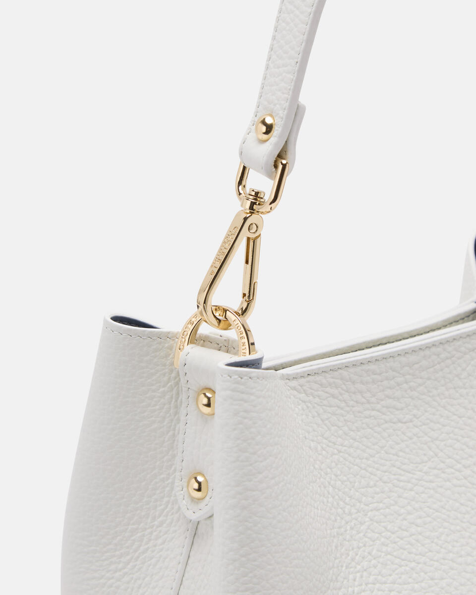 small bucket bag White  - Bucket Bags - Women's Bags - Bags - Cuoieria Fiorentina