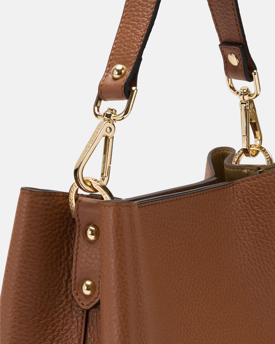 Candy small bucket Caramel  - Secchiello - Borse Donna - Borse - Cuoieria Fiorentina