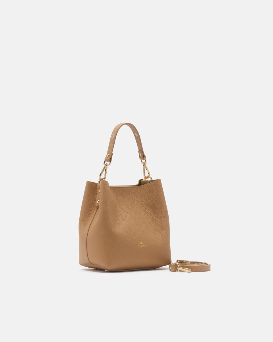 small bucket bag Nude  - Bucket Bags - Women's Bags - Bags - Cuoieria Fiorentina