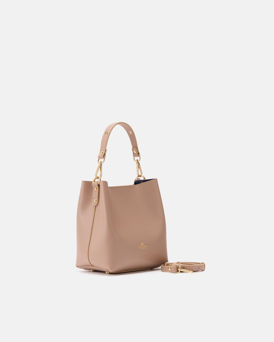 SMALL BUCKET BAG Nude  - Bucket Bags - Women's Bags - Bags - Cuoieria Fiorentina