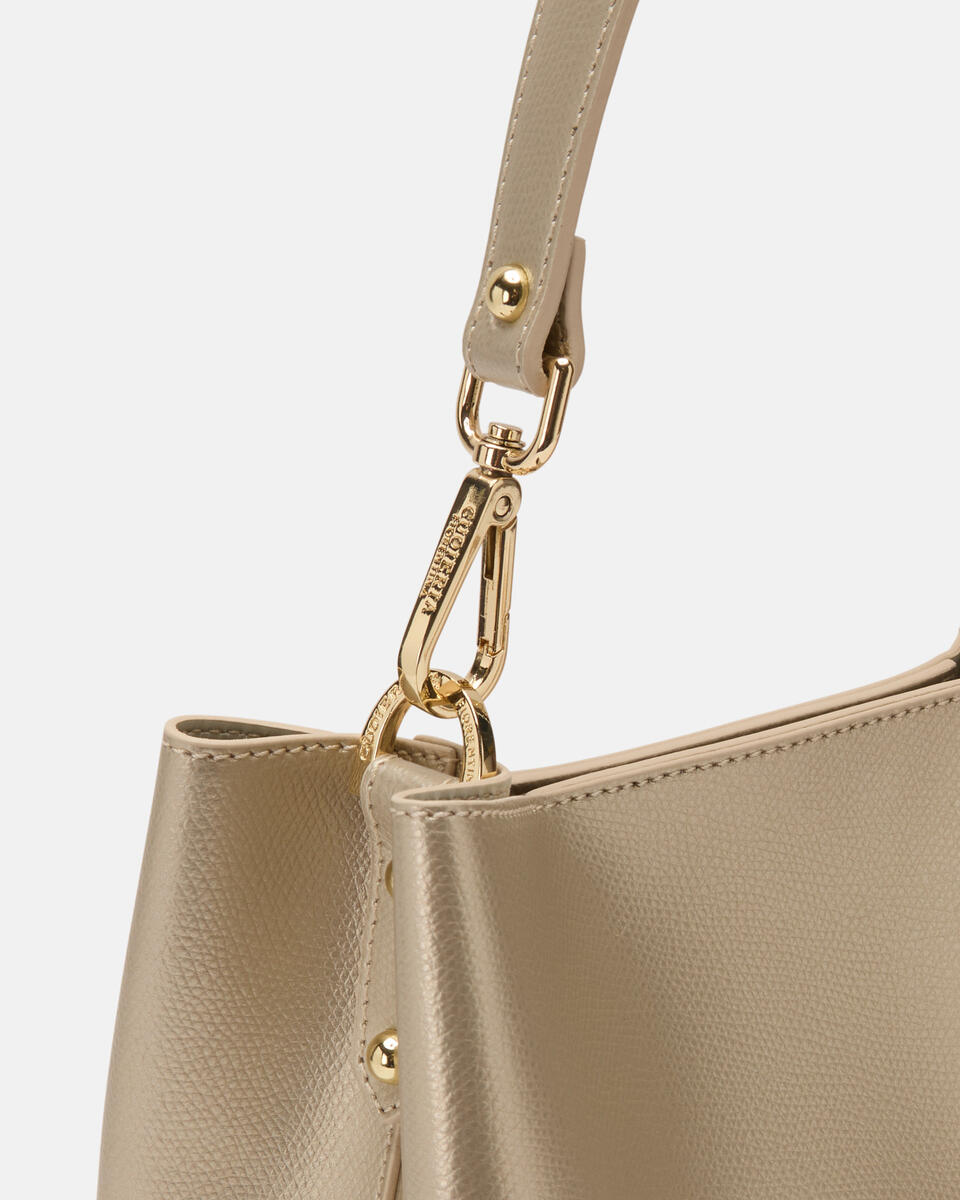 Alice small bucket Oro  - Secchiello - Borse Donna - Borse - Cuoieria Fiorentina