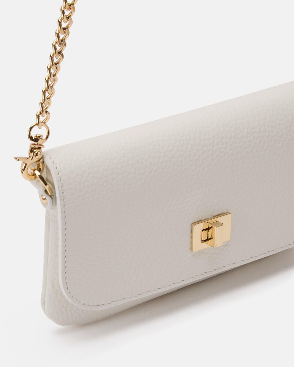 Patty clutch Bianco  - Mini Bags - Borse Donna - Borse - Cuoieria Fiorentina