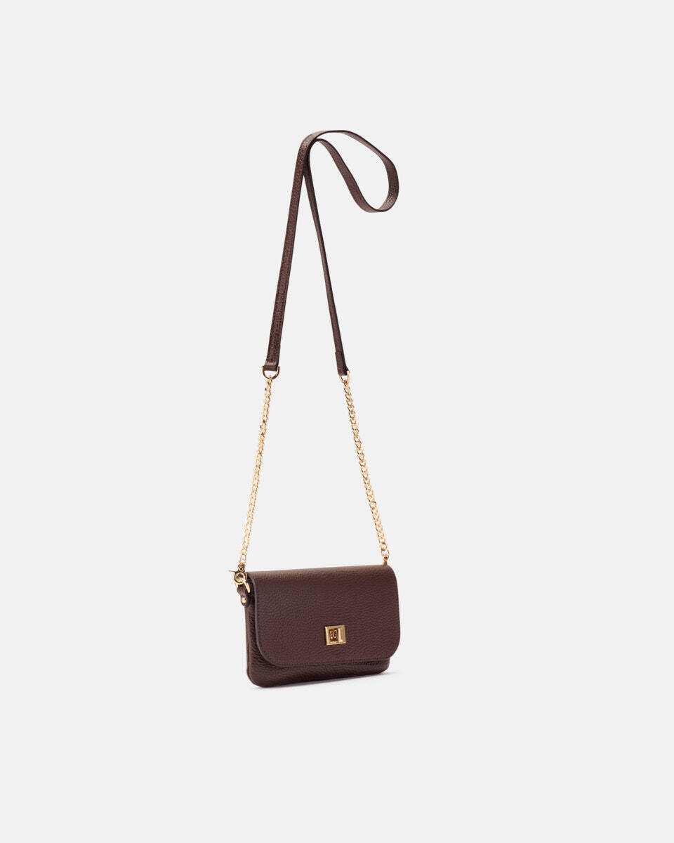 CLUTCH BAG Chocolate  - Mini Bags - Women's Bags - Bags - Cuoieria Fiorentina