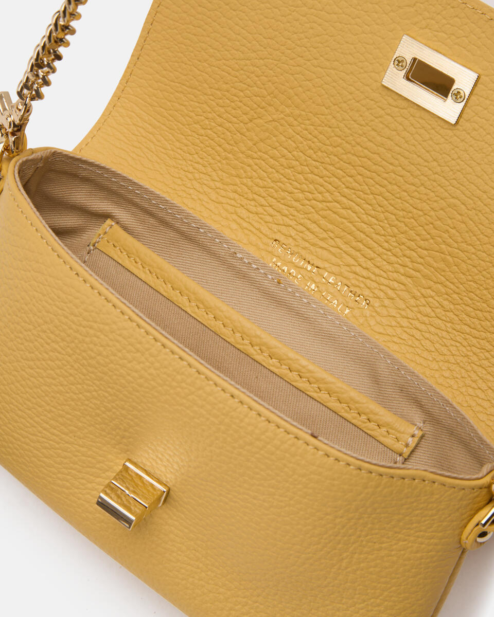 Patty clutch Giallo  - Mini Bags - Borse Donna - Borse - Cuoieria Fiorentina