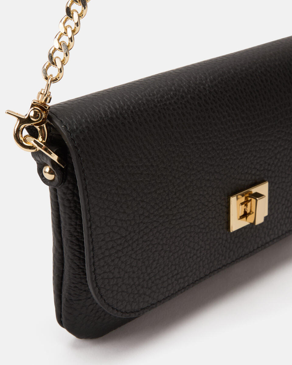 CLUTCH BAG Black  - Mini Bags - Women's Bags - Bags - Cuoieria Fiorentina