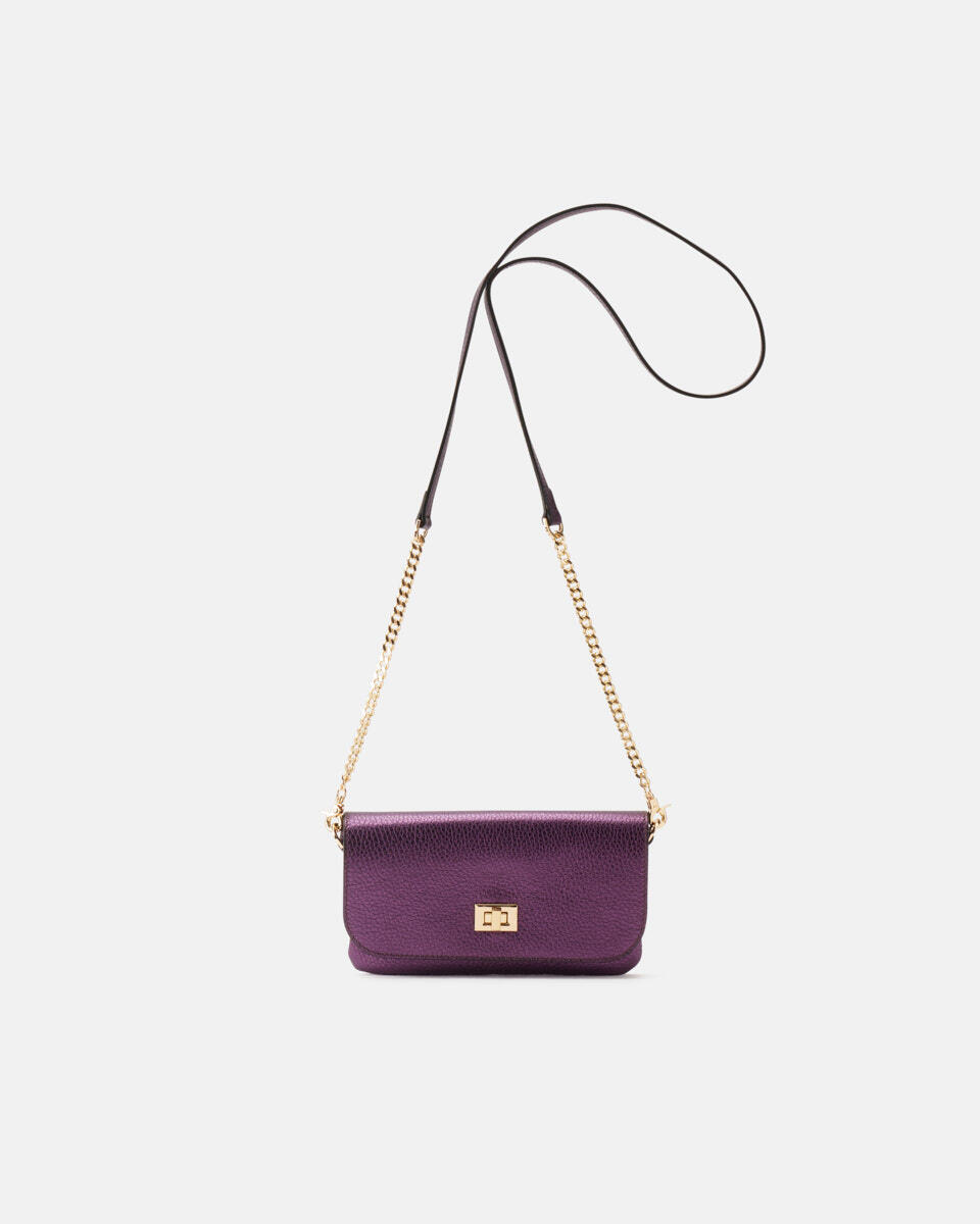 CLUTCH BAG Grape  - Mini Bags - Women's Bags - Bags - Cuoieria Fiorentina