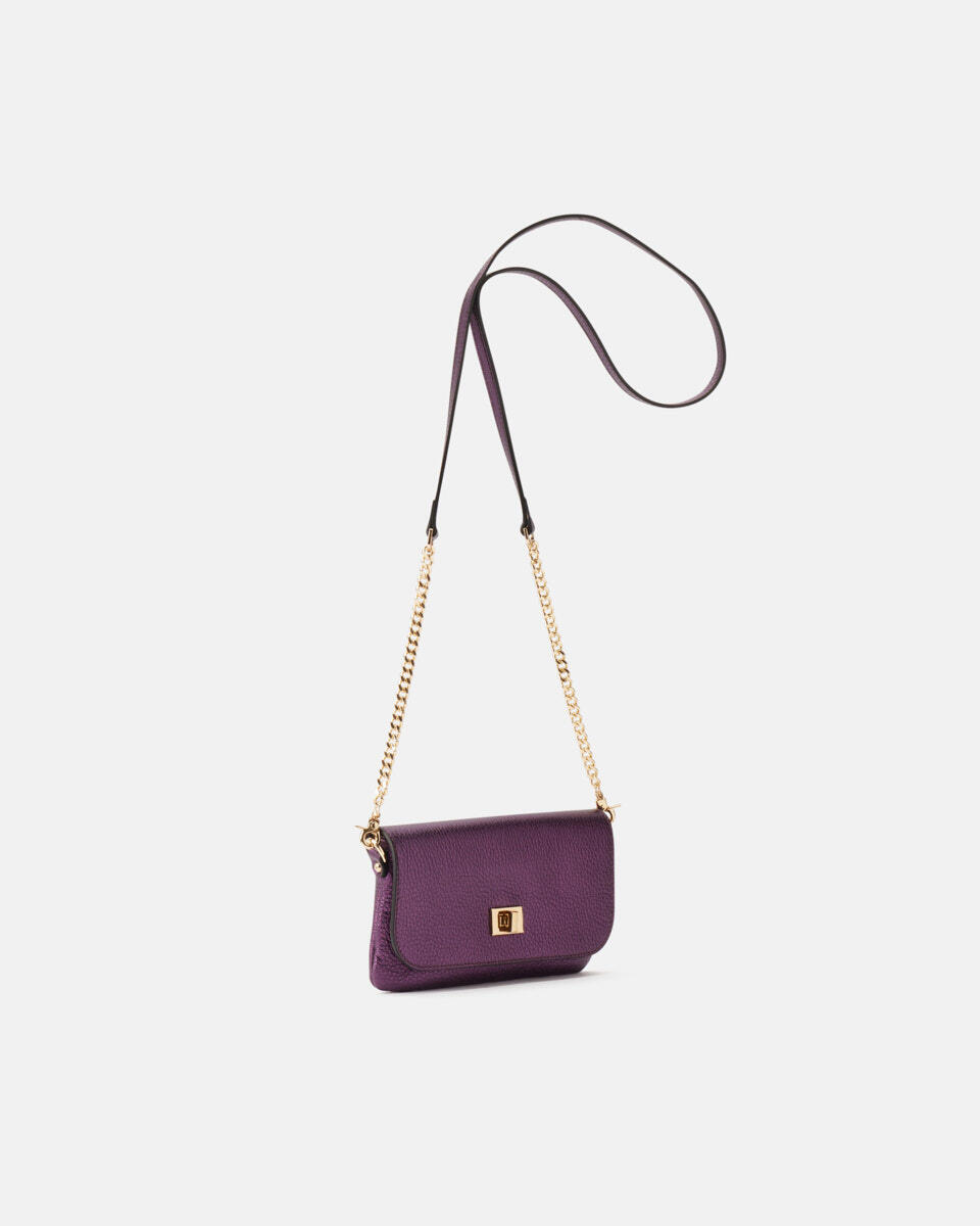 CLUTCH BAG Grape  - Mini Bags - Women's Bags - Bags - Cuoieria Fiorentina