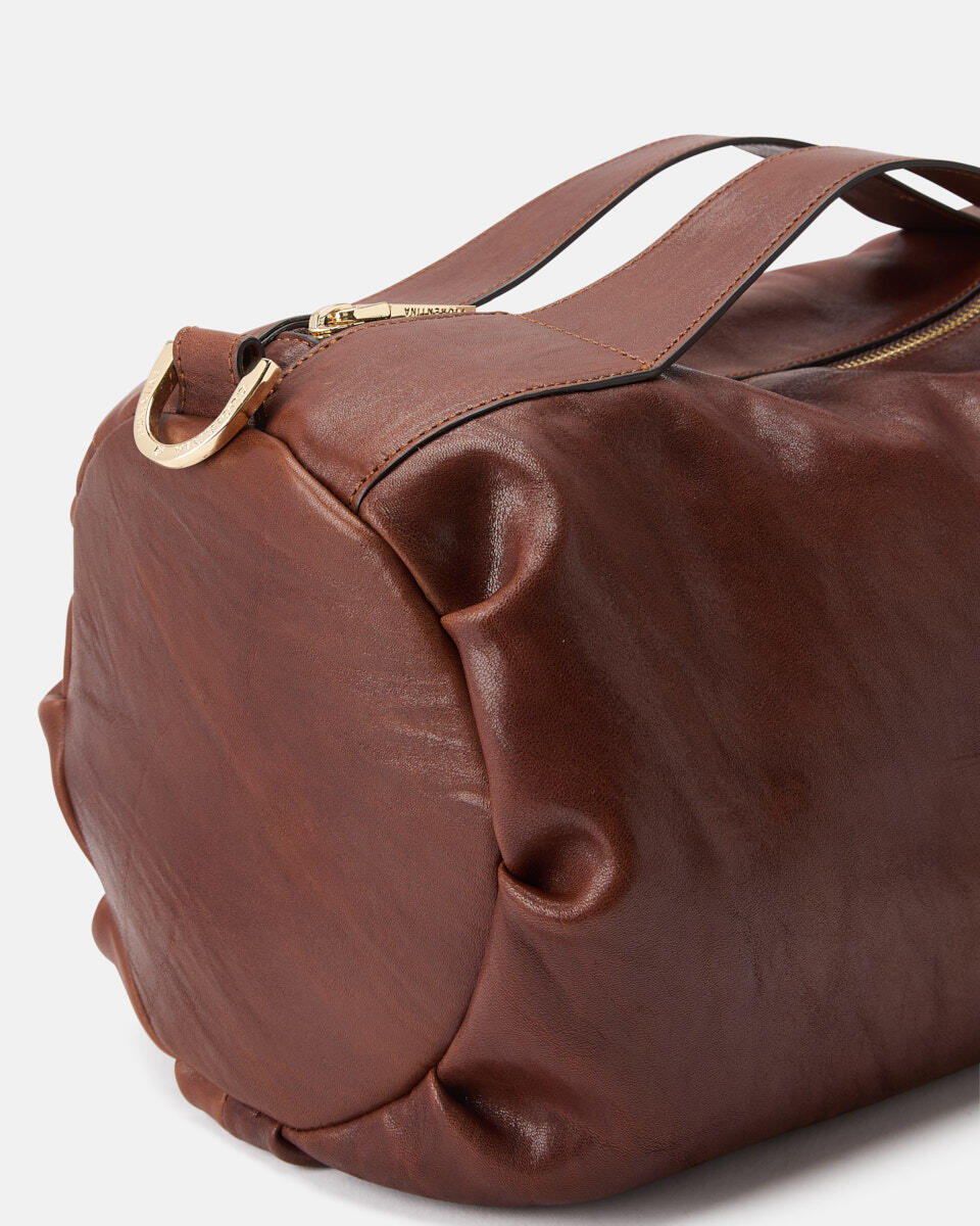 DUFFLE BAG Brown  - Tote Bag - Women's Bags - Bags - Cuoieria Fiorentina